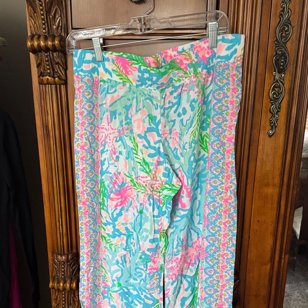Lilly Pulitzer Multicolor Wide Leg Pants